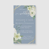 BUDGET Witte Roos Groene Bloemen Gouden Bruiloft (Voorkant)