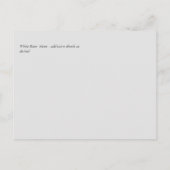 BUDGET Witte Rozen Boeket Bloem Bruiloft Briefkaart (Achterkant)