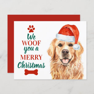 Budget Wof Merry Kersthond Golden Retriever
