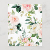 Budget Woodland Animals Baby shower Invitation (Achterkant)