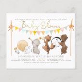Budget Woodland Animals Band Parade Baby shower (Voorkant)