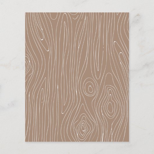 Budget Woodland Animals & Greenery Boy Baby shower (Achterkant)