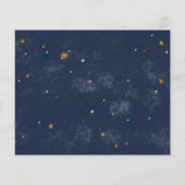 Budget Woodland Camping Baby shower Invitation (Achterkant)