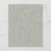 Budget Woodland Forest Dieren  Baby shower (Achterkant)