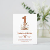 Budget Woodland Fox Het lezen van een boek 1e verj (Staand voorkant)