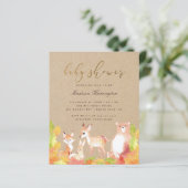 Budget Woodland Friends of the Forest Baby shower (Staand voorkant)