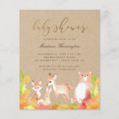 Budget Woodland Friends of the Forest Baby shower (Voorkant)