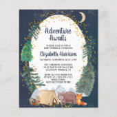 Budget Woodland Night Sky Baby Sprinkle (Voorkant)