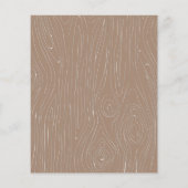 Budget Woodland Waterverf Animals Baby shower (Achterkant)