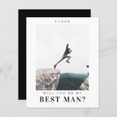 Budget Wordt mijn beste man-minimalistische foto (Voorkant / Achterkant)