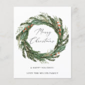 Budget Wreate - Vrolijk Kerstfeest (Voorkant)