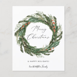 Budget Wreate - Vrolijk Kerstfeest Flyer