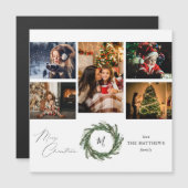 Budget Wreater Monogram 5 Foto Merry Kerstmis (Voorkant / Achterkant)