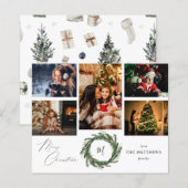 Budget Wreater Monogram 5 Foto Merry Kerstmis (Voorkant / Achterkant)