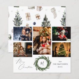 Budget Wreater Monogram 5 Foto Merry Kerstmis