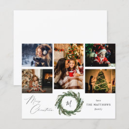 Budget Wreater Monogram 5 Foto Merry Kerstmis W