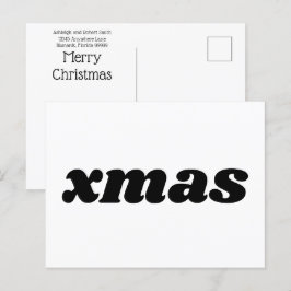Budget Xmas Briefkaart