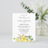 Budget Yellow Floral Wedding (Staand voorkant)