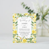 Budget Yellow Floral Wedding V3 (Staand voorkant)