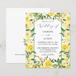 Budget Yellow Floral Wedding V3