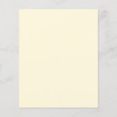 Budget Yellow Teddy Bear Baby shower Invitation (Achterkant)