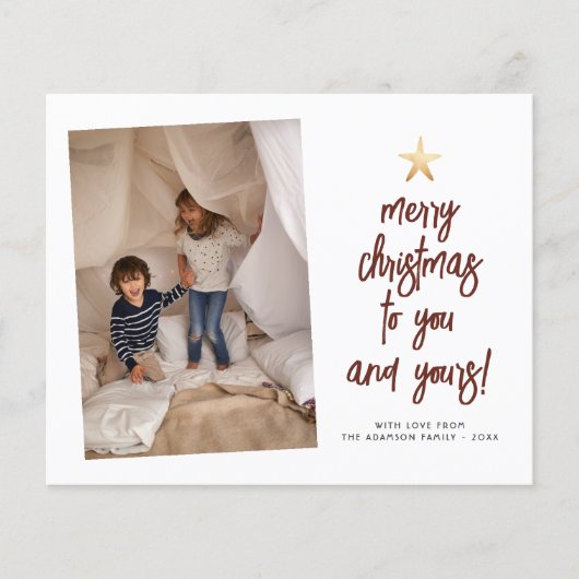 Budget You & Yours Boho 2 Foto Kerstfeestdag (Voorkant)