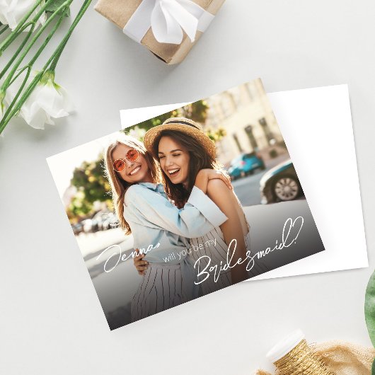 Budget Your Photo Wil je mijn bruidsmeisje zijn? V