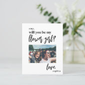 Budget zal je mijn bloem meisje foto voorstel (Staand voorkant)