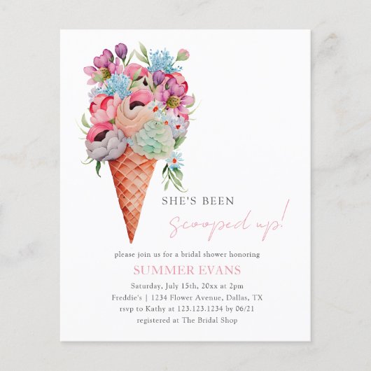 Budget, ze heeft Vrijgezellenfeest opgezocht Flyer (Voorkant)