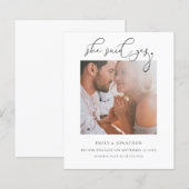 Budget Ze zei ja het Verloving van de Foto van het (Voorkant / Achterkant)