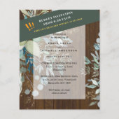 BUDGET Zee Glasgroene Eucalyptus Bladeren Trouwfee Flyer (Voorkant)