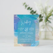 BUDGET Zee Glass Blauwgroen Blue Ocean Beach Zee W (Staand voorkant)