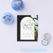 BUDGET Zee Glass Gold Leaf Ampersand Weddenschap Flyer (Enkel)