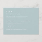 BUDGET Zee Glass Sage Green Monochrome Weddenschap Briefkaart (Voorkant)