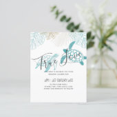 BUDGET Zee Turtles Weddenschappen Moderne Line Art (Staand voorkant)