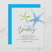 BUDGET Zeedieren Strand Oceaan Bruiloft (Voorkant / Achterkant)