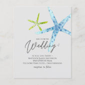 BUDGET Zeedieren Strand Oceaan Bruiloft (Voorkant)