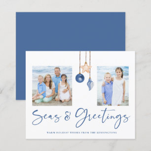 Budget Zeeën Groeten Schelp Ornament Vakantiefoto