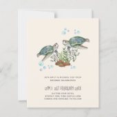 BUDGET Zeeschildpadden Strand Bruiloft (Voorkant)