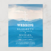 BUDGET Zeilbestemming Trouwfeest Uitnodiging (Voorkant)