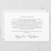 BUDGET Zelfde liefde Kleinere huwelijksuitnodiging (Achterkant)