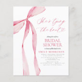 Budget Zij Knoopt de Knoop Uitnodiging Flyer (Voorkant)