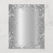 Budget Zilveren Glitter Metaal 18e Verjaardag Uitn (Achterkant)