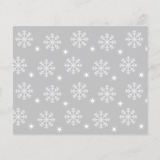 BUDGET Zilveren Script Vrolijk Kerstfeest Fotocoll (Achterkant)