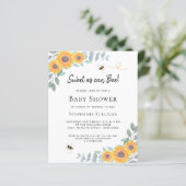 Budget zo mooi als uitnodiging tot Baby shower (Staand voorkant)