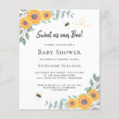 Budget zo mooi als uitnodiging tot Baby shower (Voorkant)