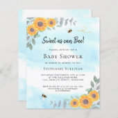 Budget zo mooi als uitnodiging tot Baby shower (Voorkant / Achterkant)