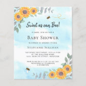 Budget zo mooi als uitnodiging tot Baby shower (Voorkant)