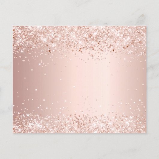 Budget zoete 16 roze gouden glitters bewaar de dat (Achterkant)