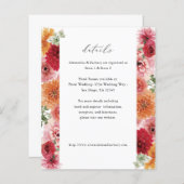 Budget Zomer Multi Kleur Bloemen Details (Voorkant / Achterkant)